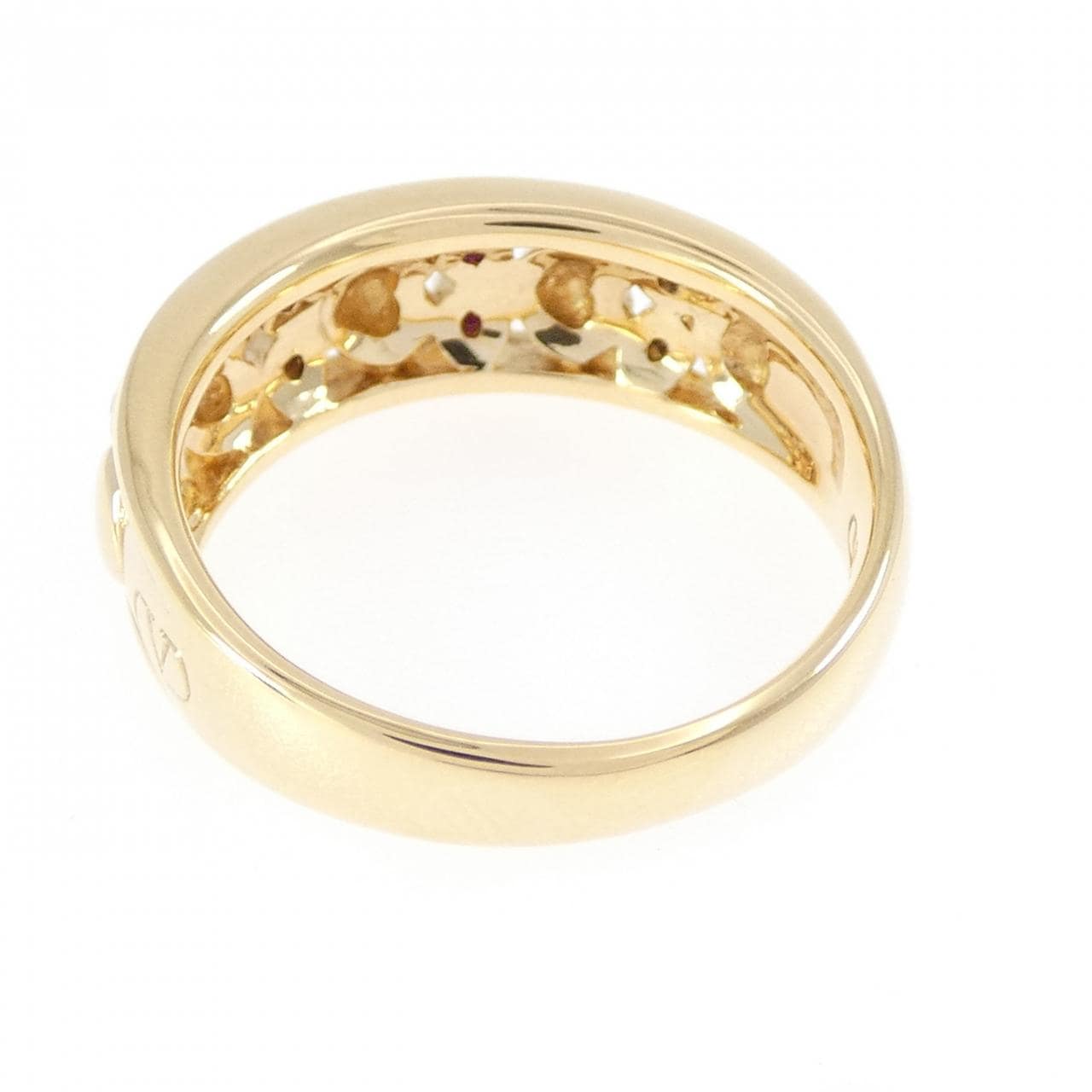 750YG ハート ルビー リング 0.05CT