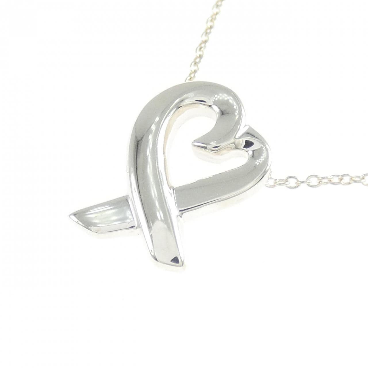 ティファニー ラビングハート スモール ネックレス