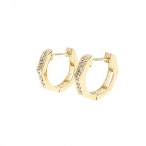 K18YG ダイヤモンド ピアス 0.12CT