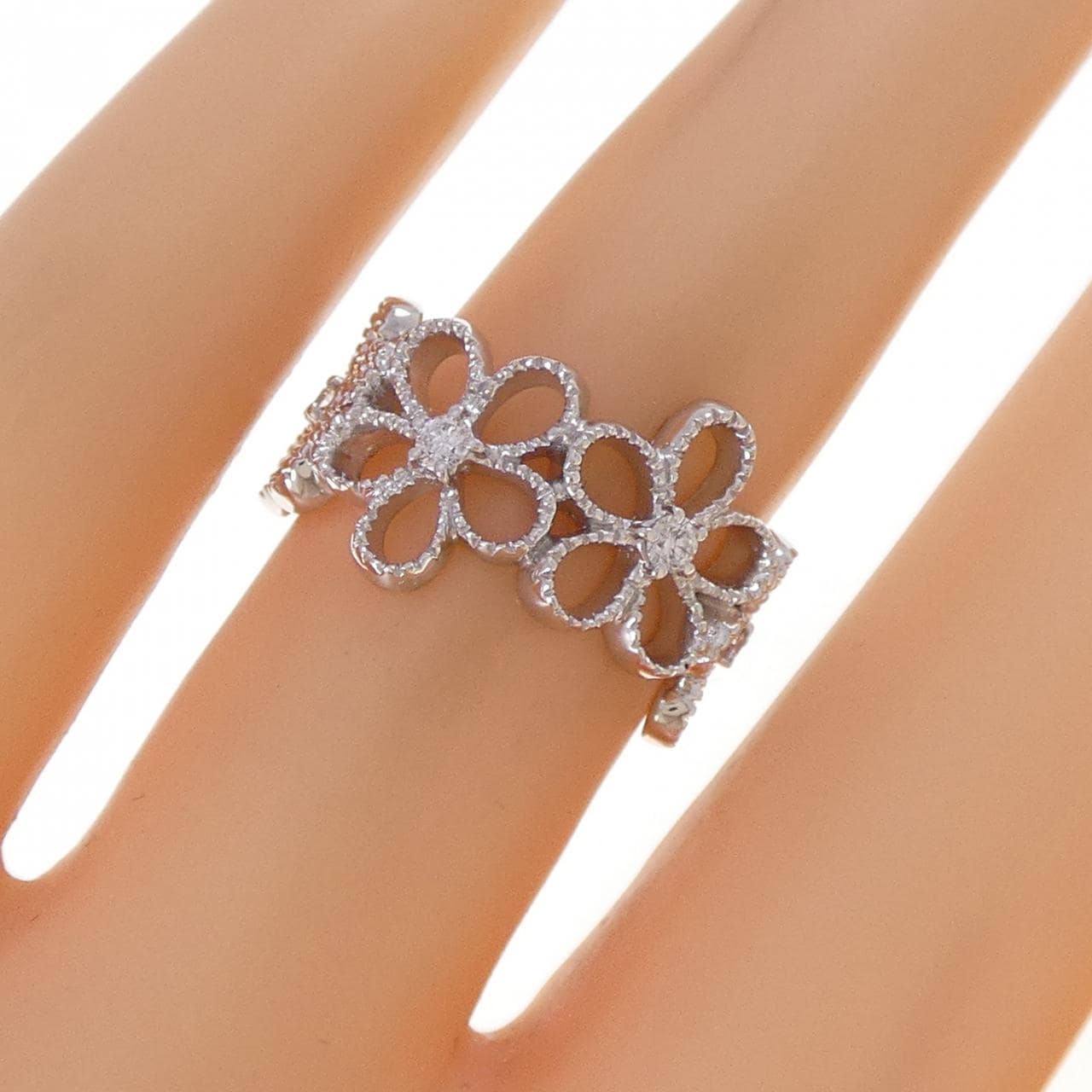 ミキモト ダイヤモンド リング 0.07CT