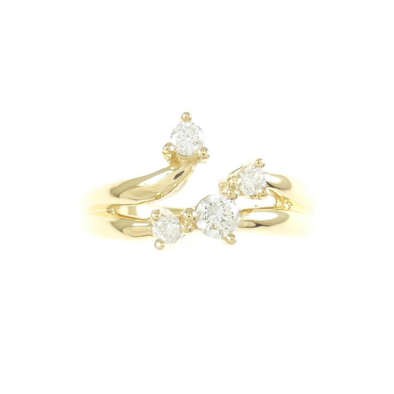 K18YG ダイヤモンド リング 0.25CT