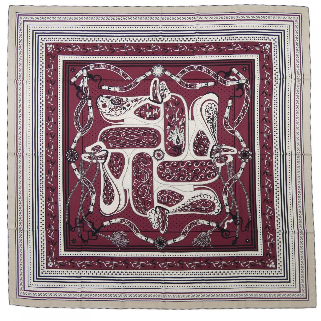 エルメス HERMES FESTIVAL DES AMAZONES BANDANA H244217S カレジェアン140 ショール