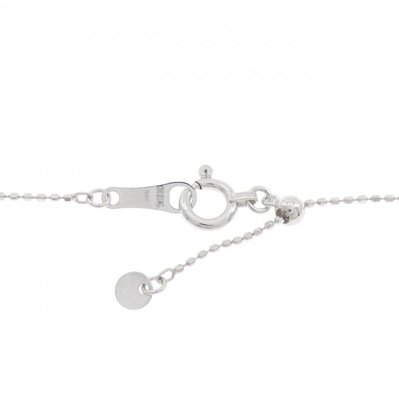 K18WG ダイヤモンド ネックレス 2.00CT