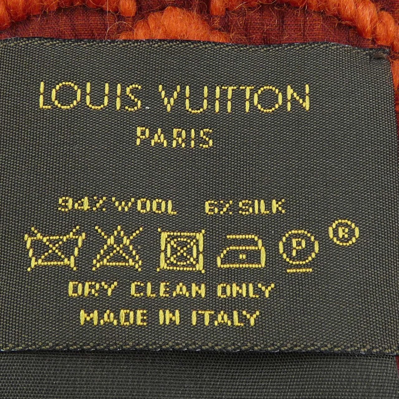 ルイヴィトン LOUIS VUITTON エシャルプ ロゴマニア M75095 MUFFLER