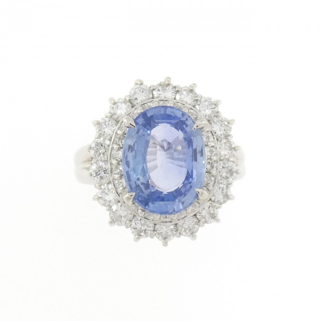 PT850 非加熱 サファイヤ リング 4.13CT