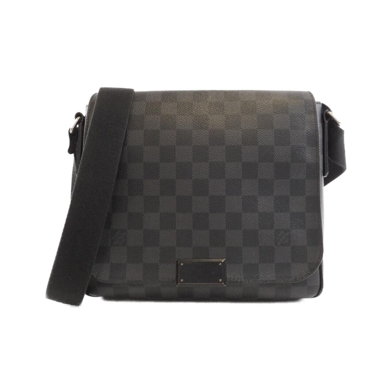 LOUIS VUITTON Damier Graphite District PM N41260 Shoulder Bag