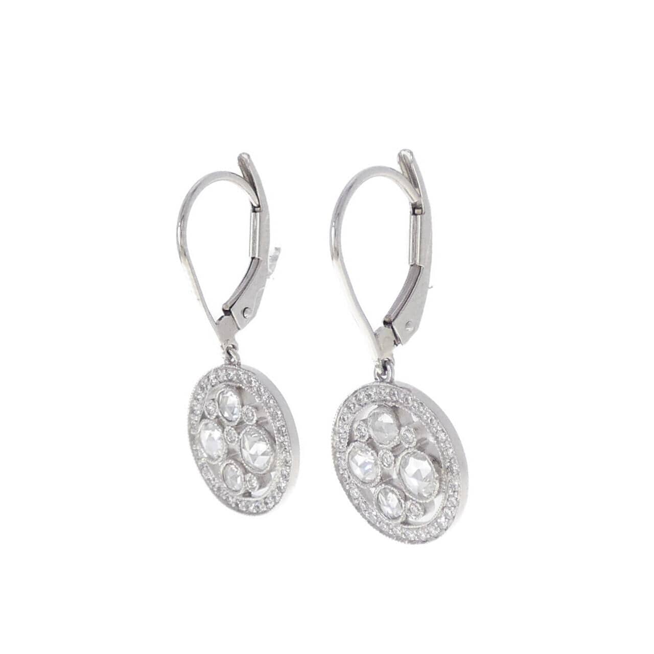 ティファニー コブルストーン ラウンド ピアス