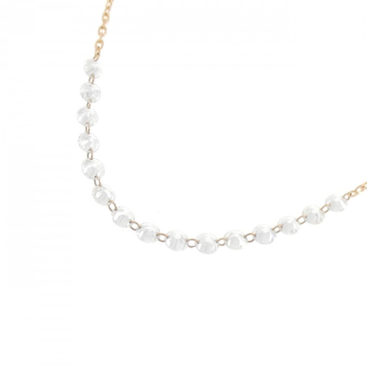 K18PG ダイヤモンド ネックレス 1.00CT