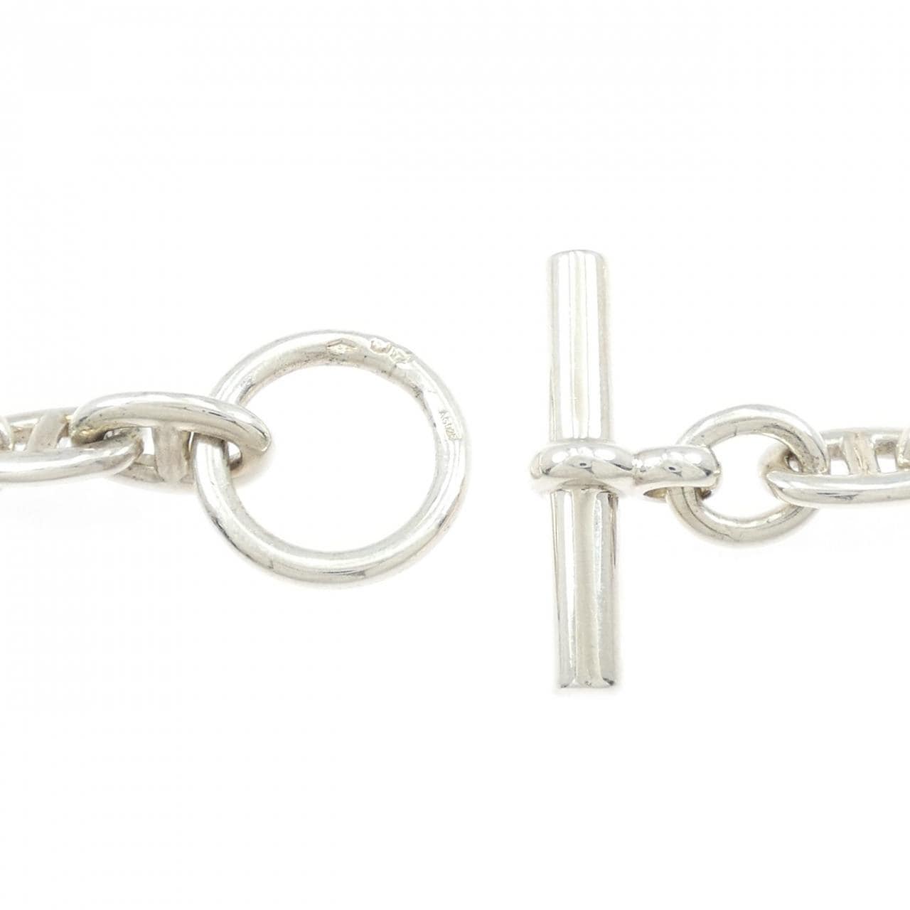 【ヴィンテージ】エルメス シェーヌダンクル PM ネックレス