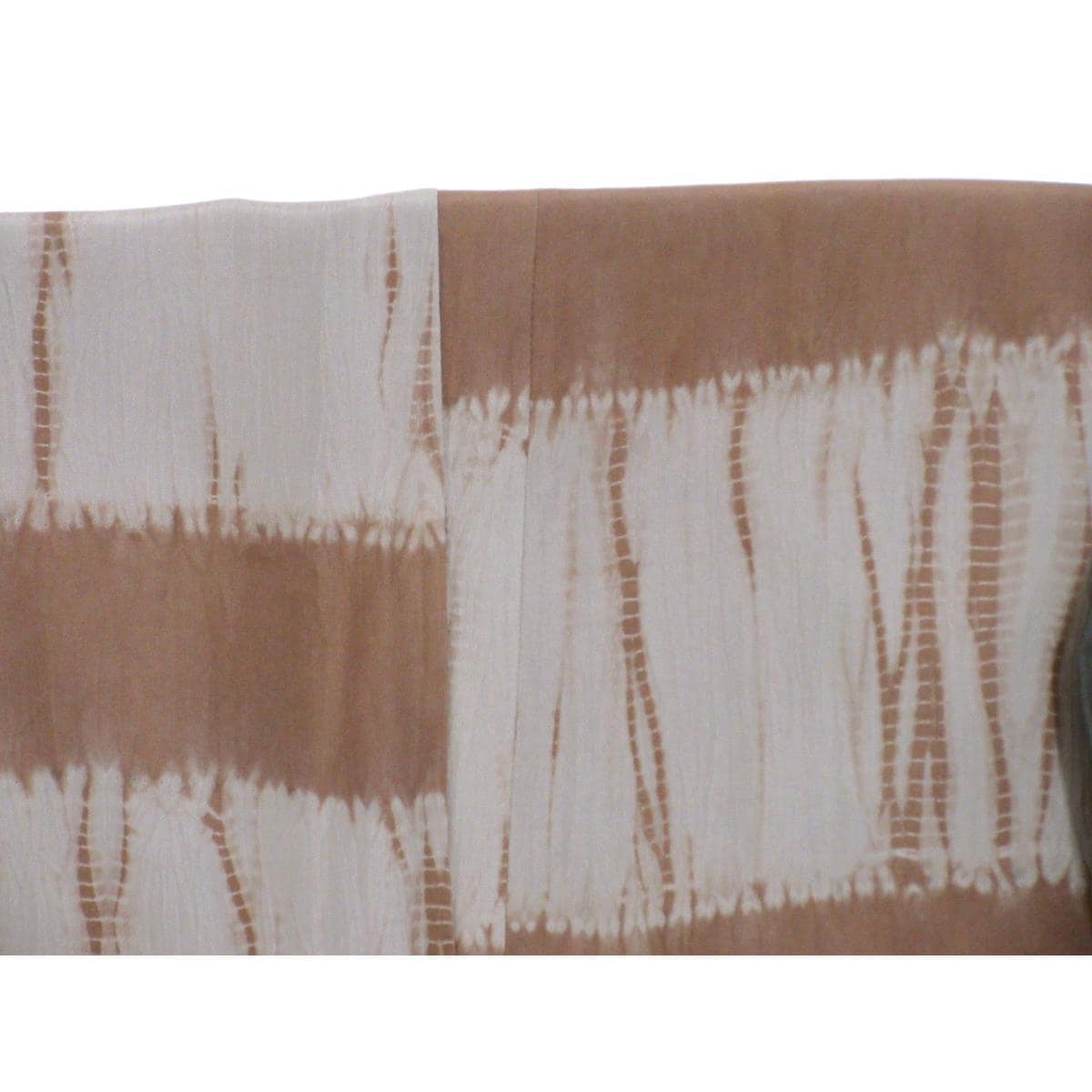 単衣男物　きもの羽織２点セット　丸に剣三ツ星　キングサイズ