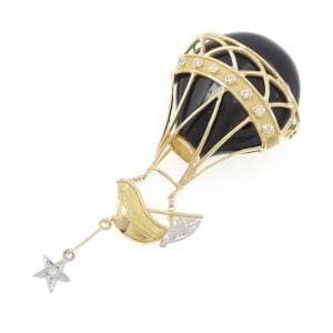 アズ タイム オニキス ブローチ