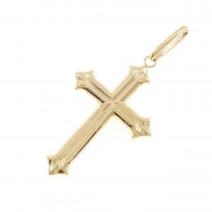 【新品】K18YG クロス ペンダント