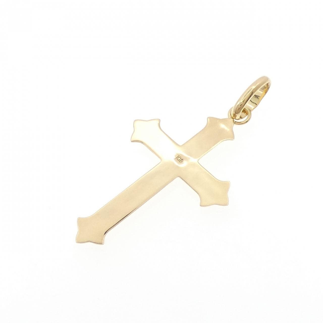 【新品】K18YG クロス ペンダント