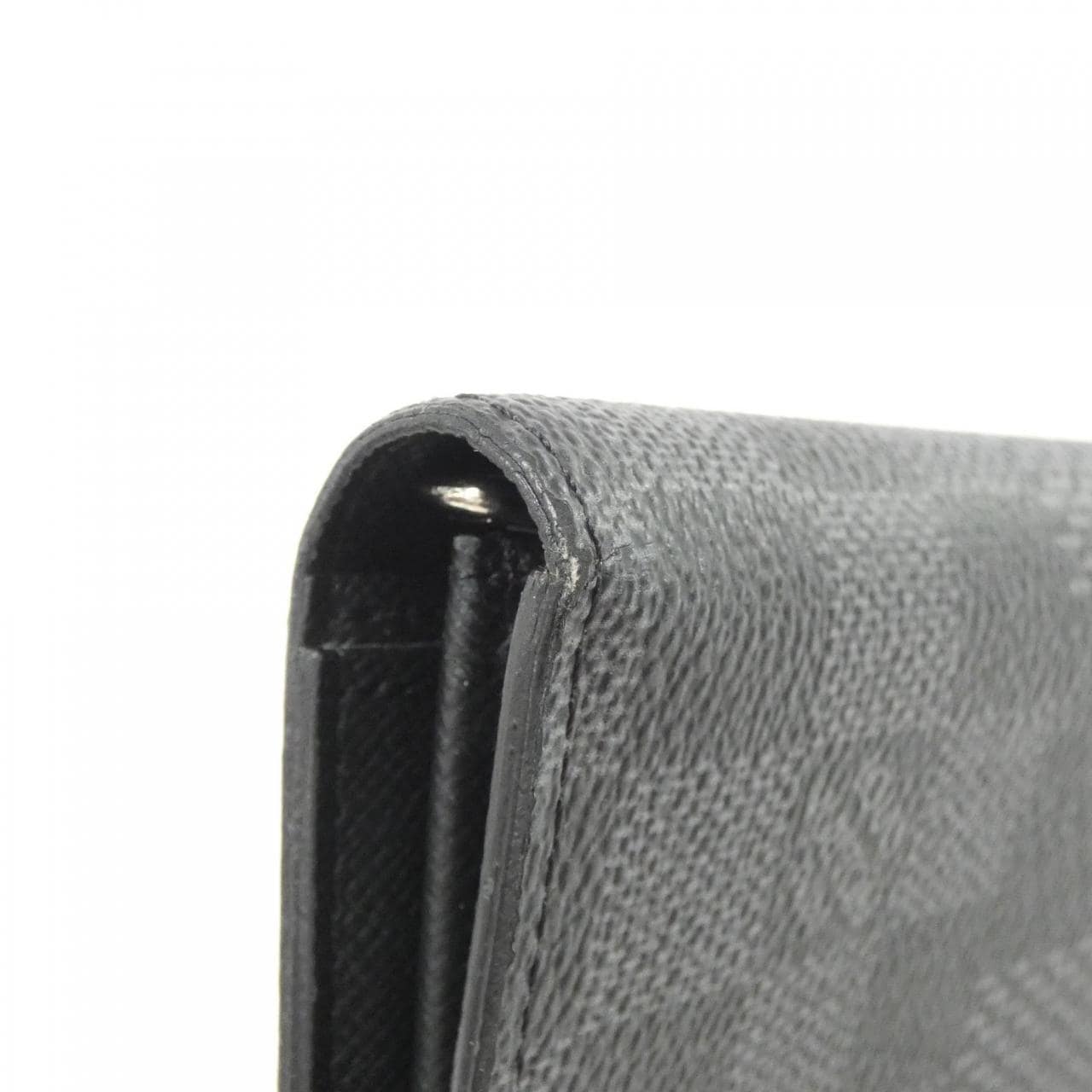 LOUIS VUITTON Damier Graphite 3D Portefeuille Brazza N60436 Wallet