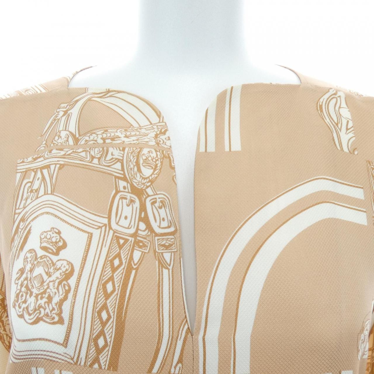 エルメス HERMES EN DESORDRE 4E0543DQ ツイルレーヌ ワンピース