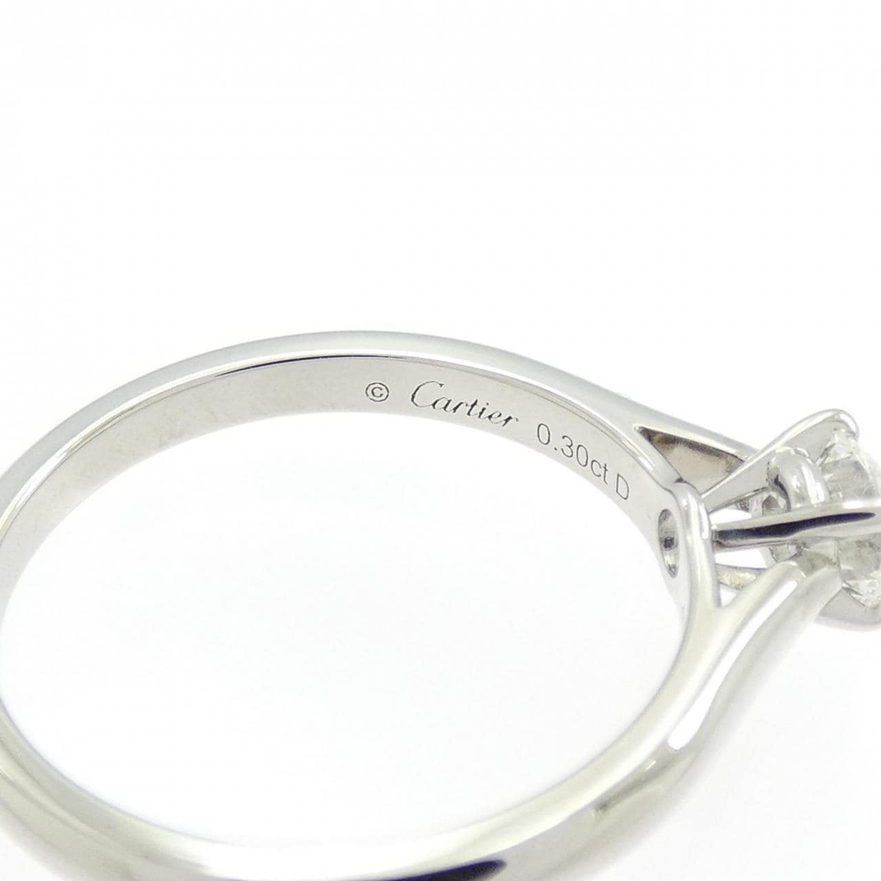 カルティエ 1895 ソリテール リング 0.30CT
