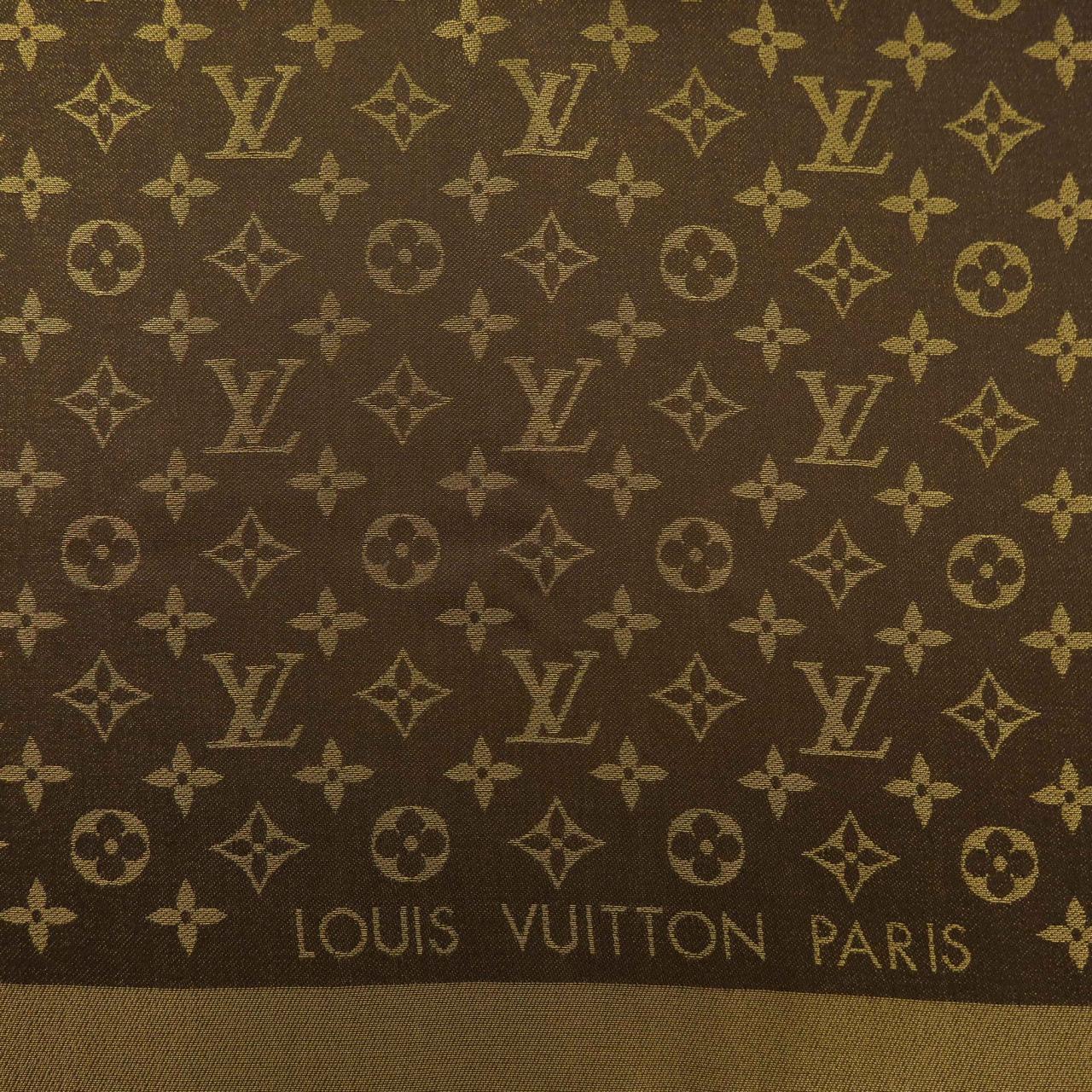 ルイヴィトン LOUIS VUITTON モノグラム シャイン M75122 ショール