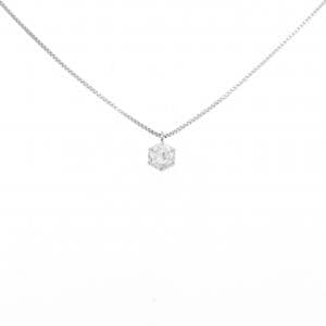 PT900/PT850 ソリティア ダイヤモンド ネックレス 0.30CT