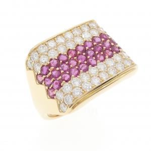 K18YG ルビー リング