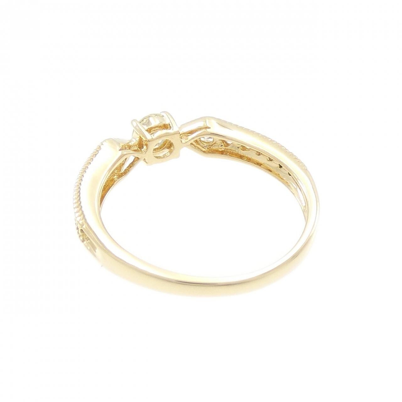 K18YG ダイヤモンド リング 0.35CT