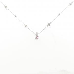 PT900/K18WG トルマリン ネックレス