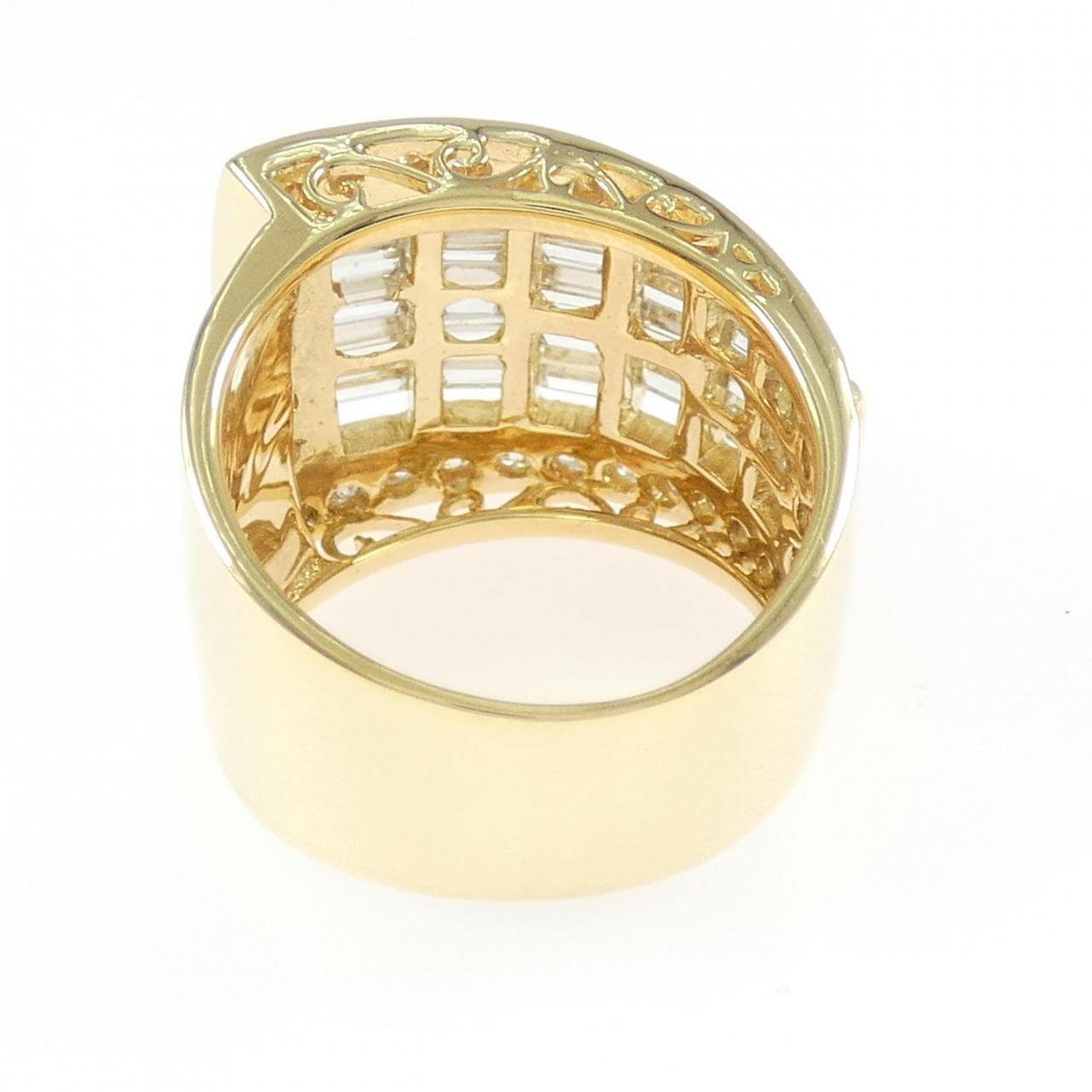 K18YG ダイヤモンド リング 3.99CT