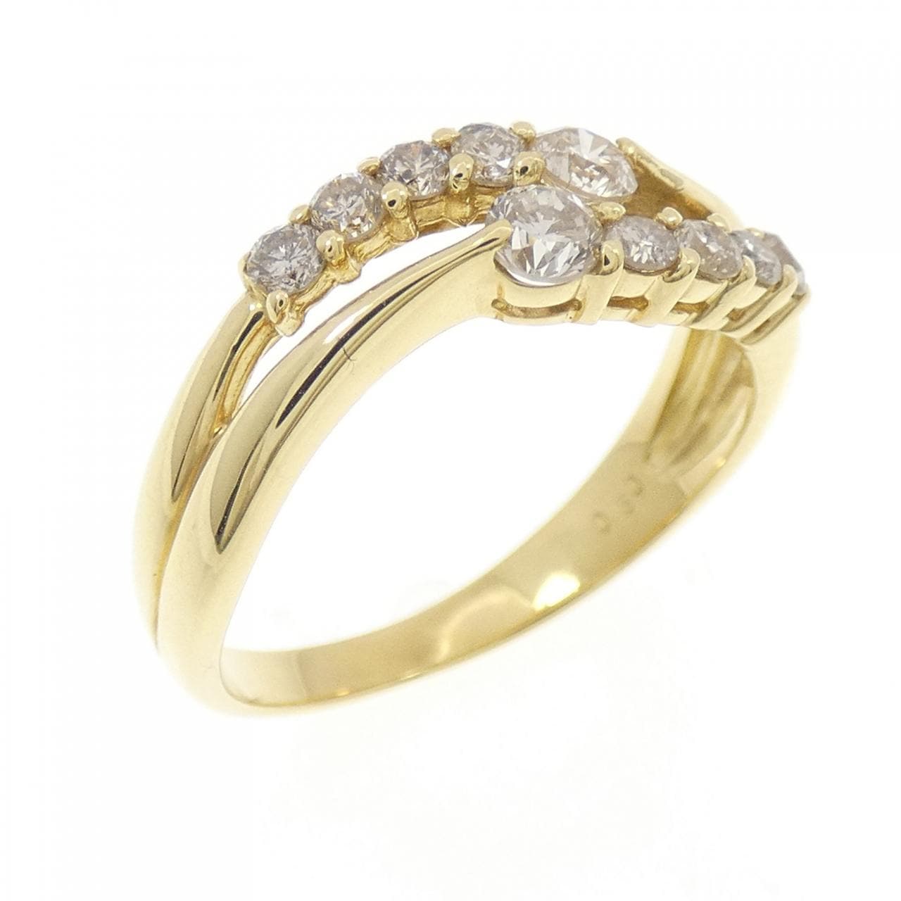 K18YG ダイヤモンド リング 0.50CT