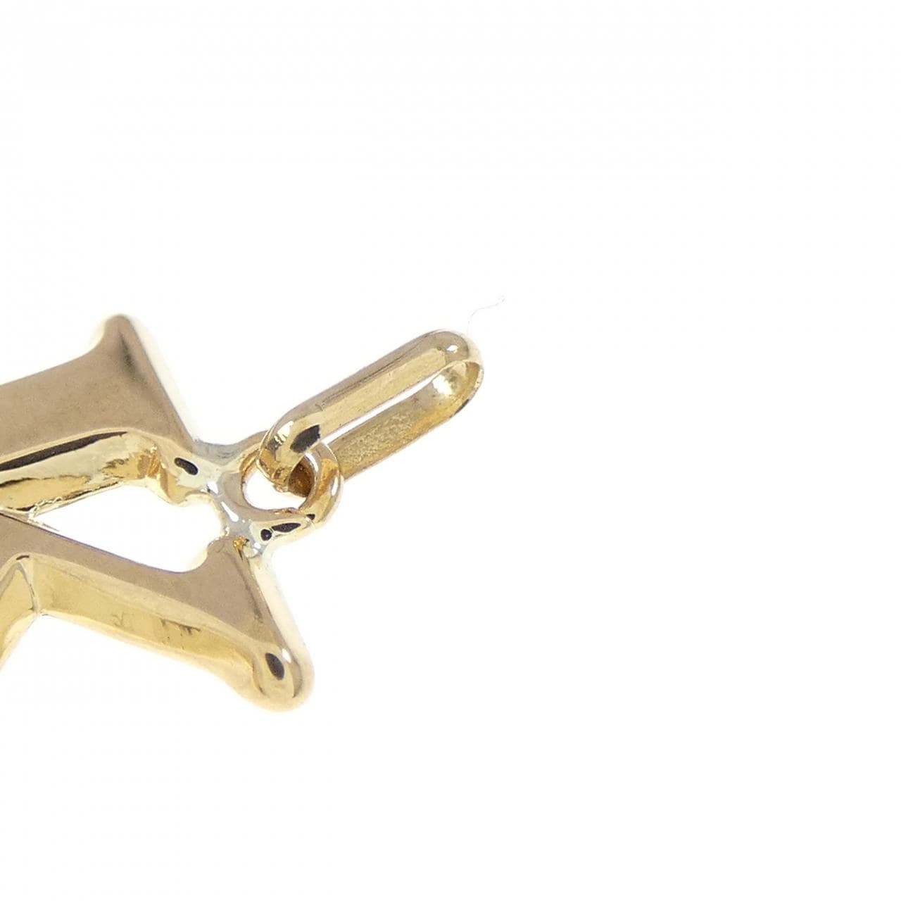 K18YG イニシャルK ペンダント