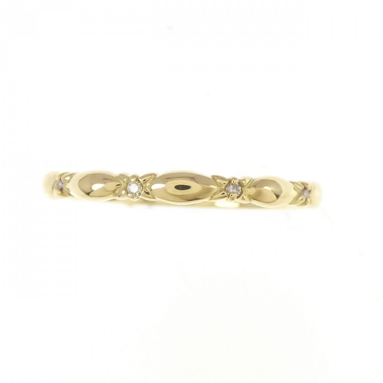 K18YG ダイヤモンド リング 0.03CT