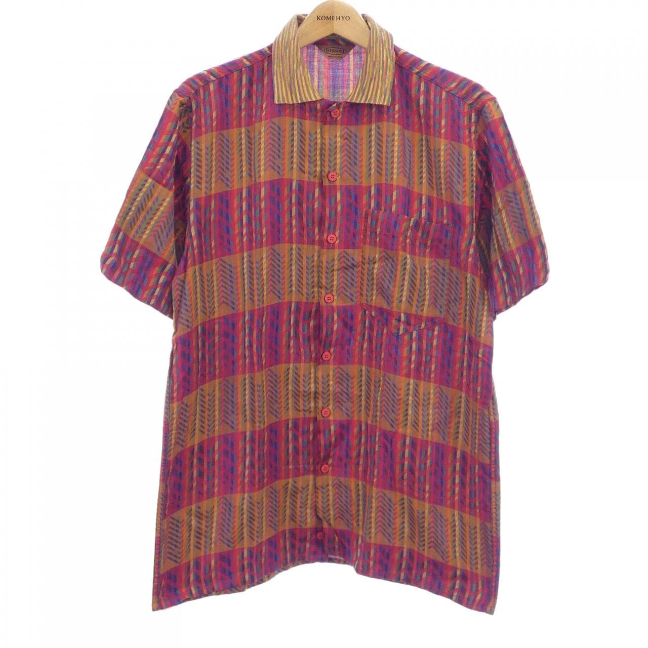 【ヴィンテージ】ミッソーニ MISSONI S／Sシャツ