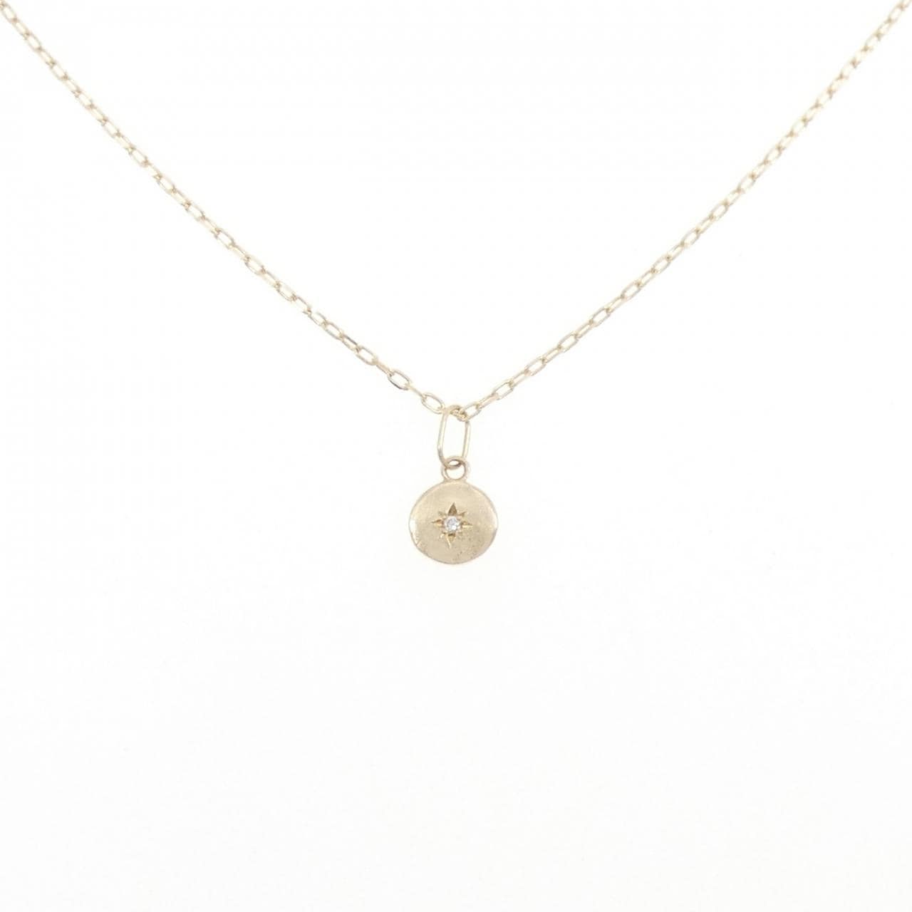K10YG ダイヤモンド ネックレス 0.005CT