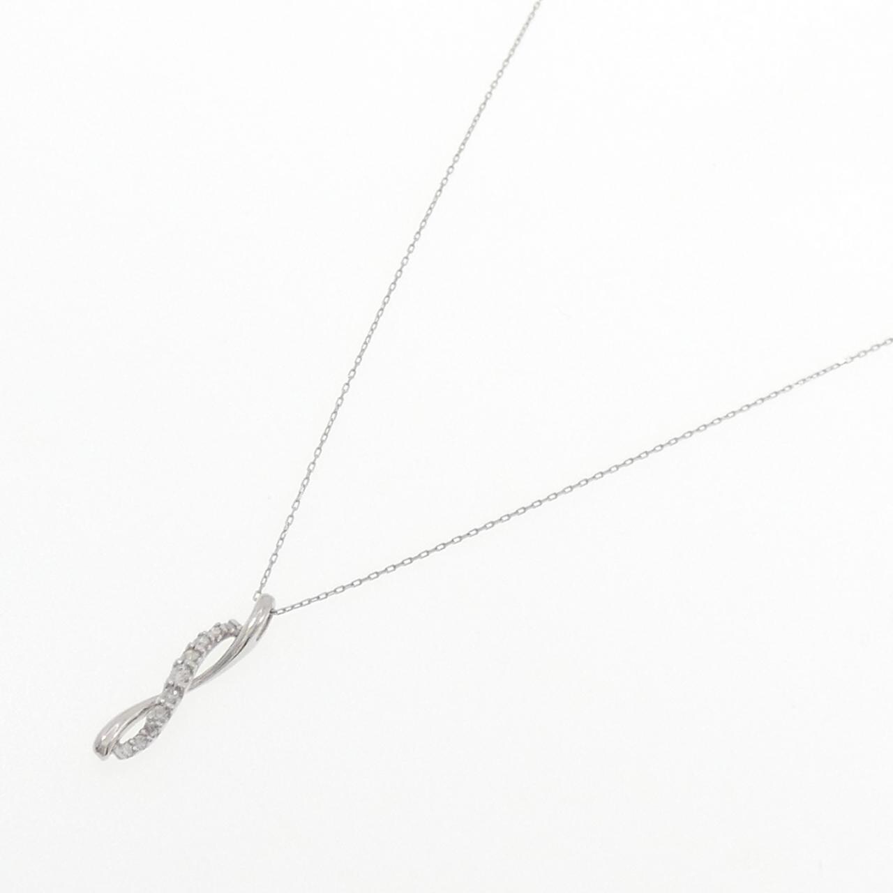 PT900/PT850 ダイヤモンド ネックレス 0.12CT