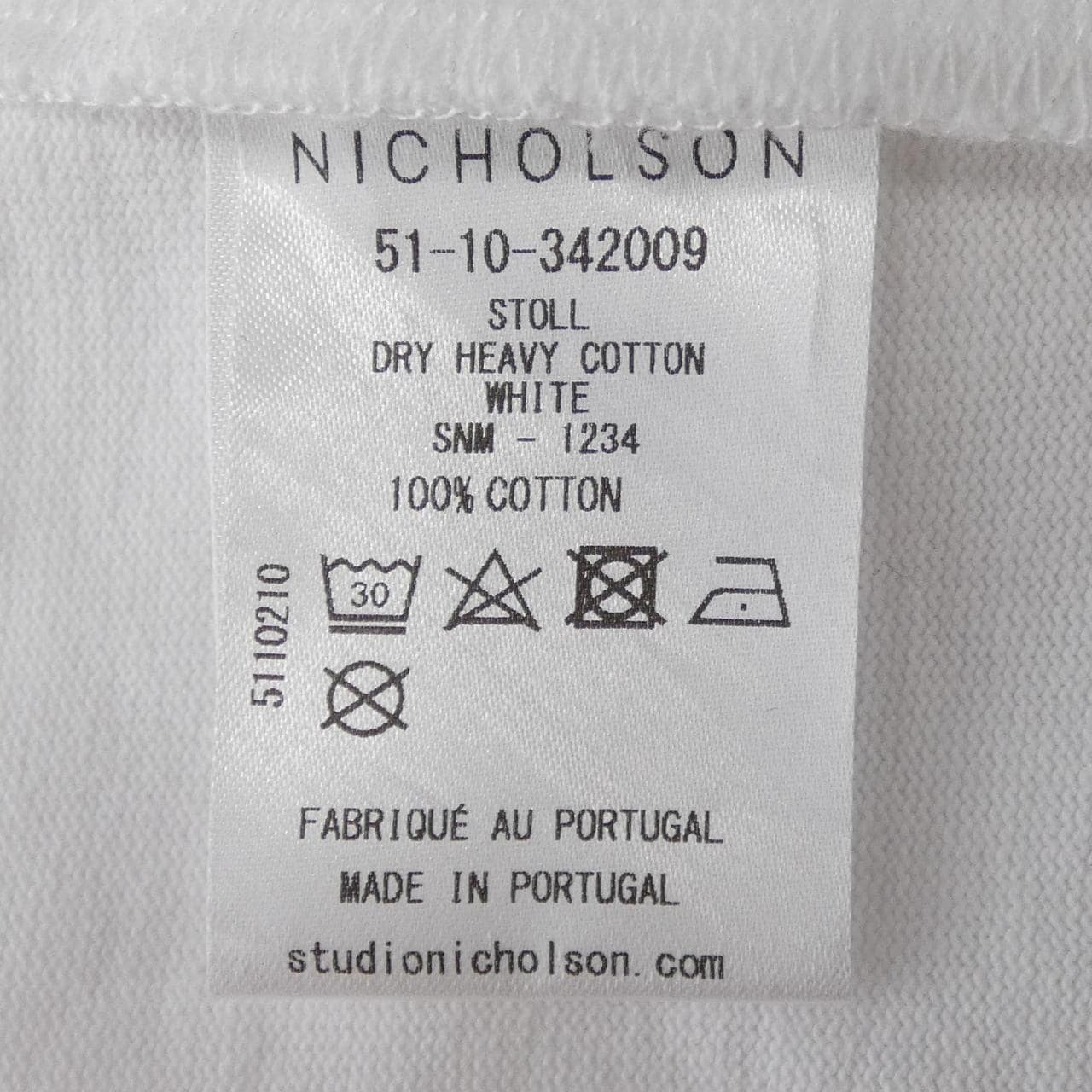 スタジオニコルソン STUDIO NICHOLSON トップス