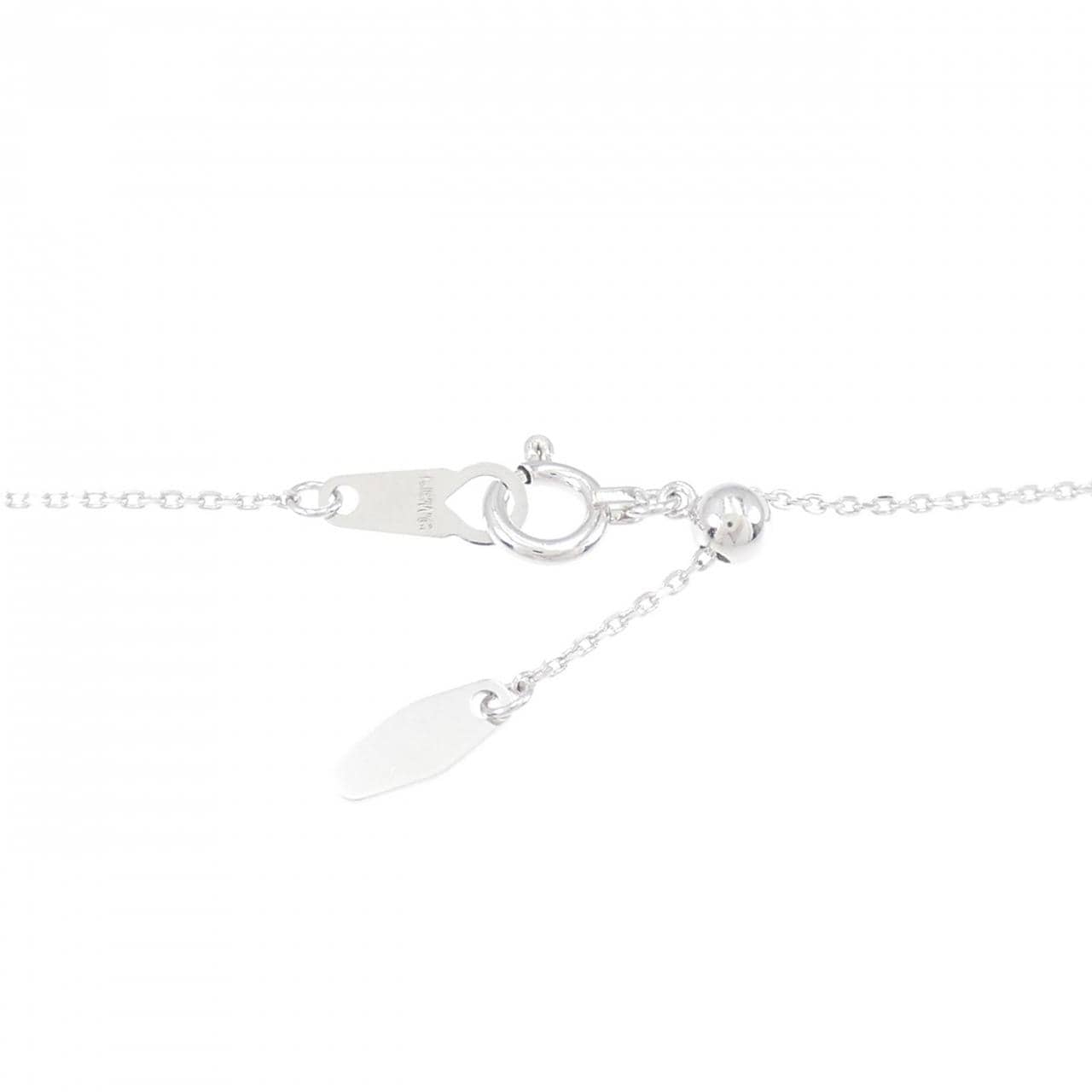 K18WG ダイヤモンド ネックレス 0.20CT