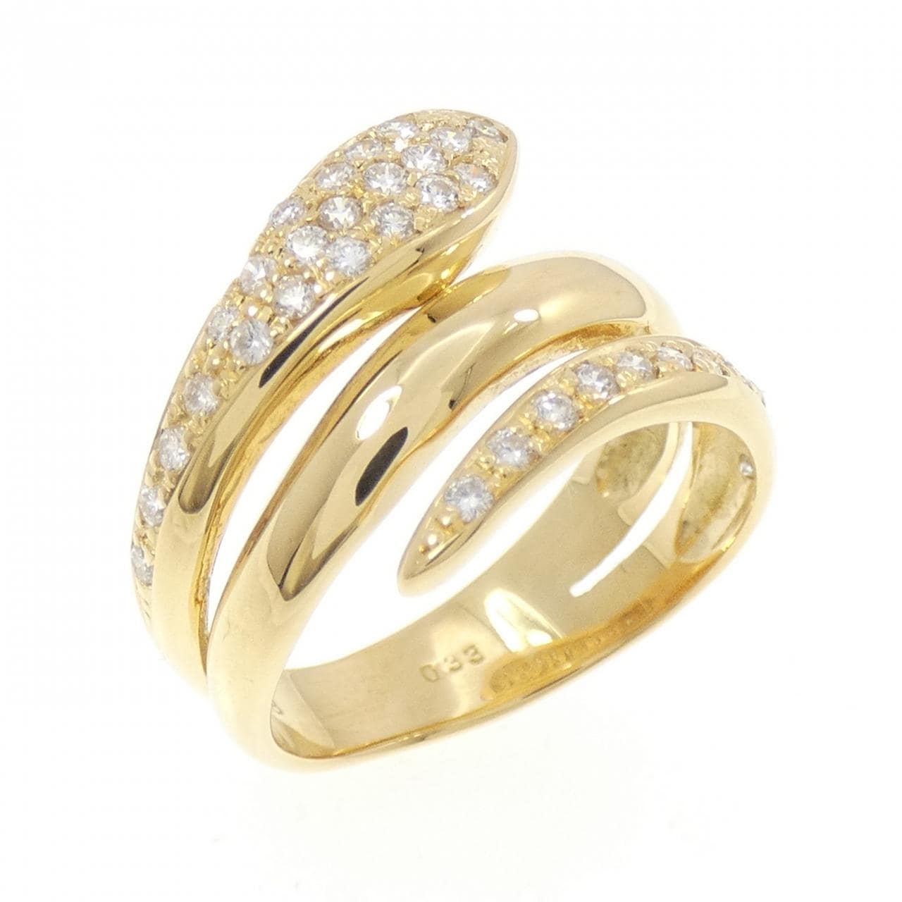 K18YG ダイヤモンド リング 0.33CT