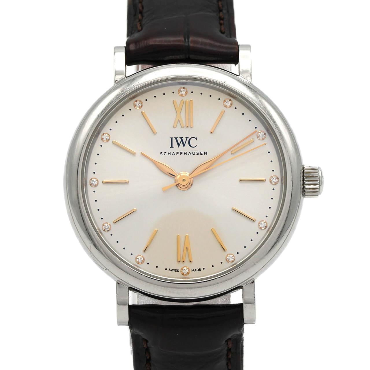 【ノーメンテナンス還元価格】IWC ポートフィノオートマチック34･12P IW357403 SS 自動巻