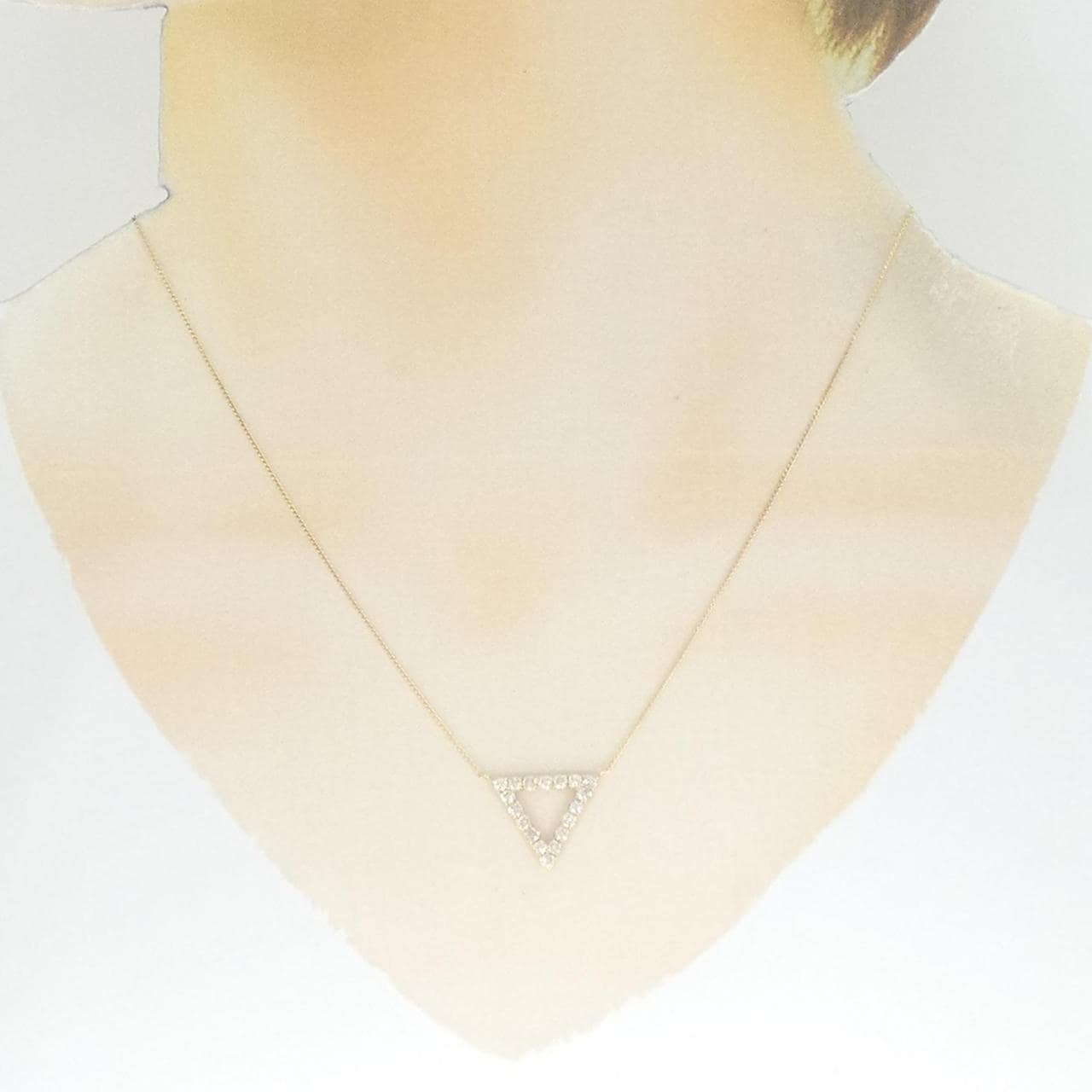 【新品】K18YG ダイヤモンド ネックレス 0.50CT