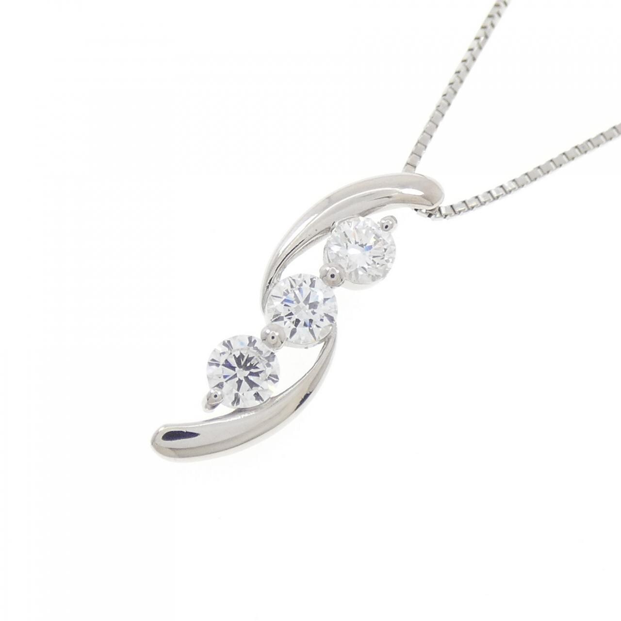 PT900/PT850 ダイヤモンド ネックレス 0.467CT