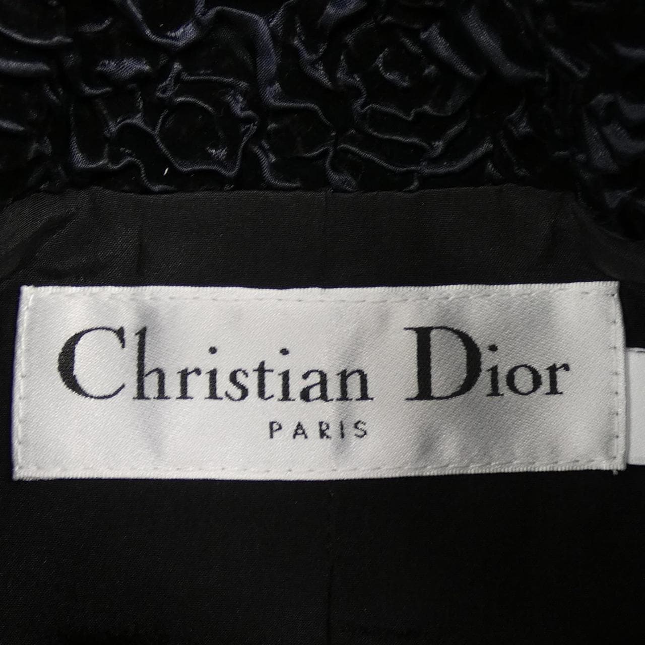 クリスチャンディオール CHRISTIAN DIOR 3A21207A1918 ノーカラージャケット