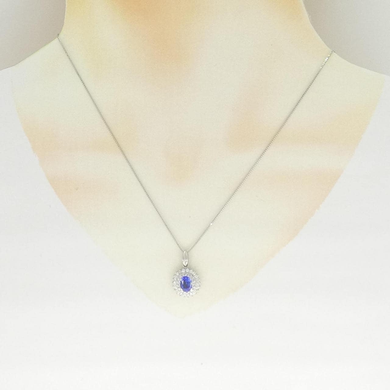 PT900/PT850 タンザナイト ネックレス 1.02CT