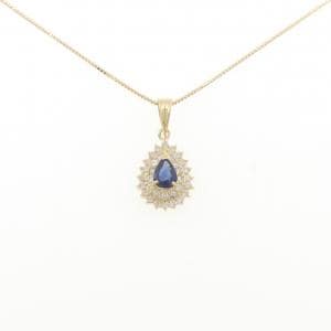 K18YG サファイヤ ネックレス 0.60CT
