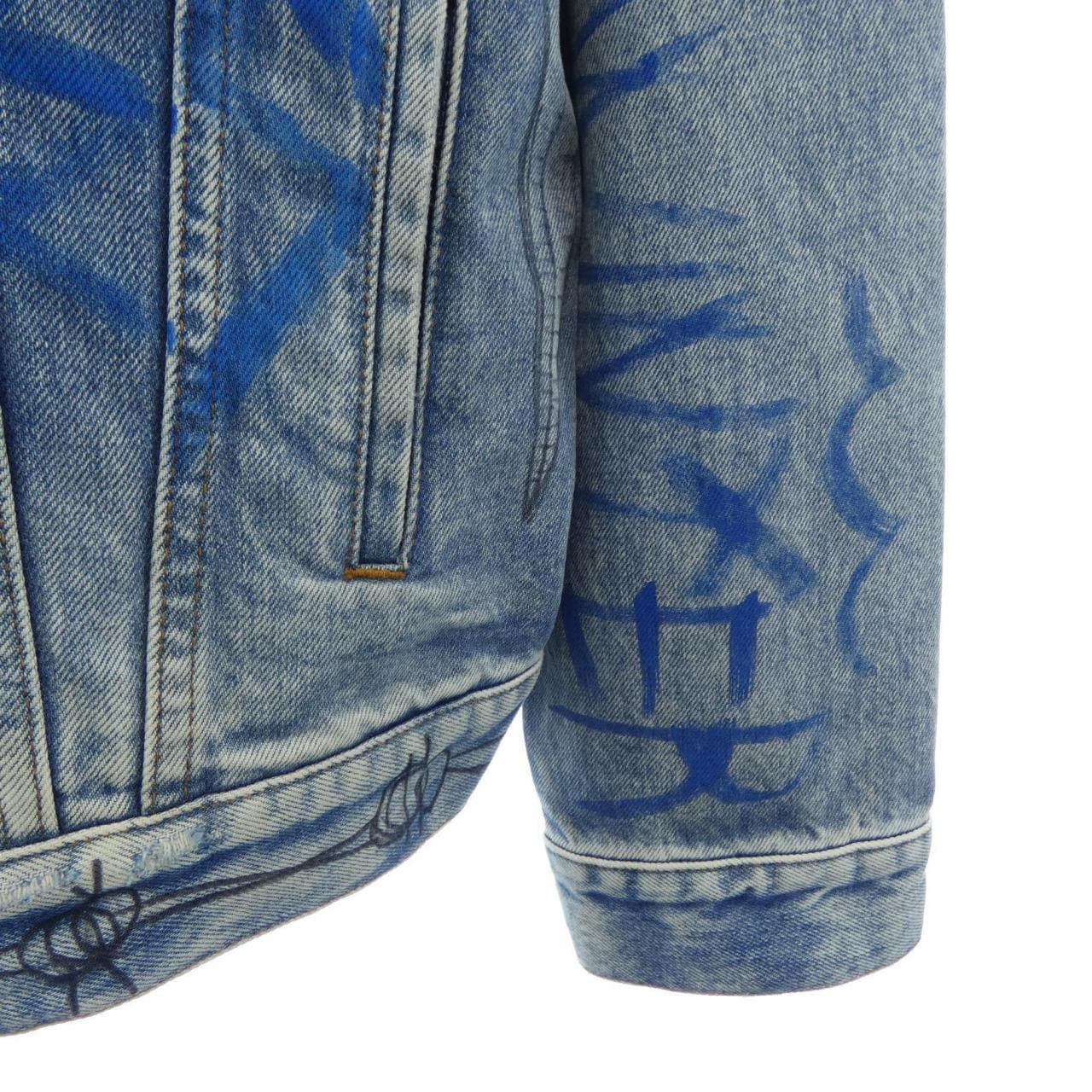 バレンシアガ BALENCIAGA 530723 TXE08 デニムジャケット