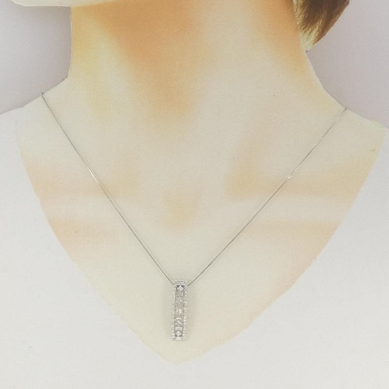 PT900/PT850 ダイヤモンド ネックレス 0.80CT