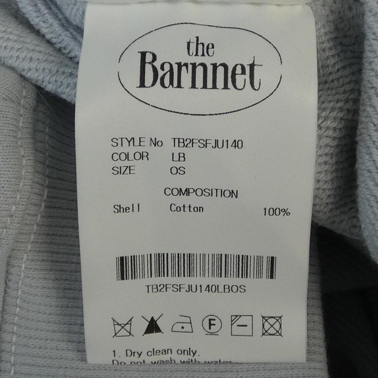 THE BARNNET 155WCT261100 パーカー