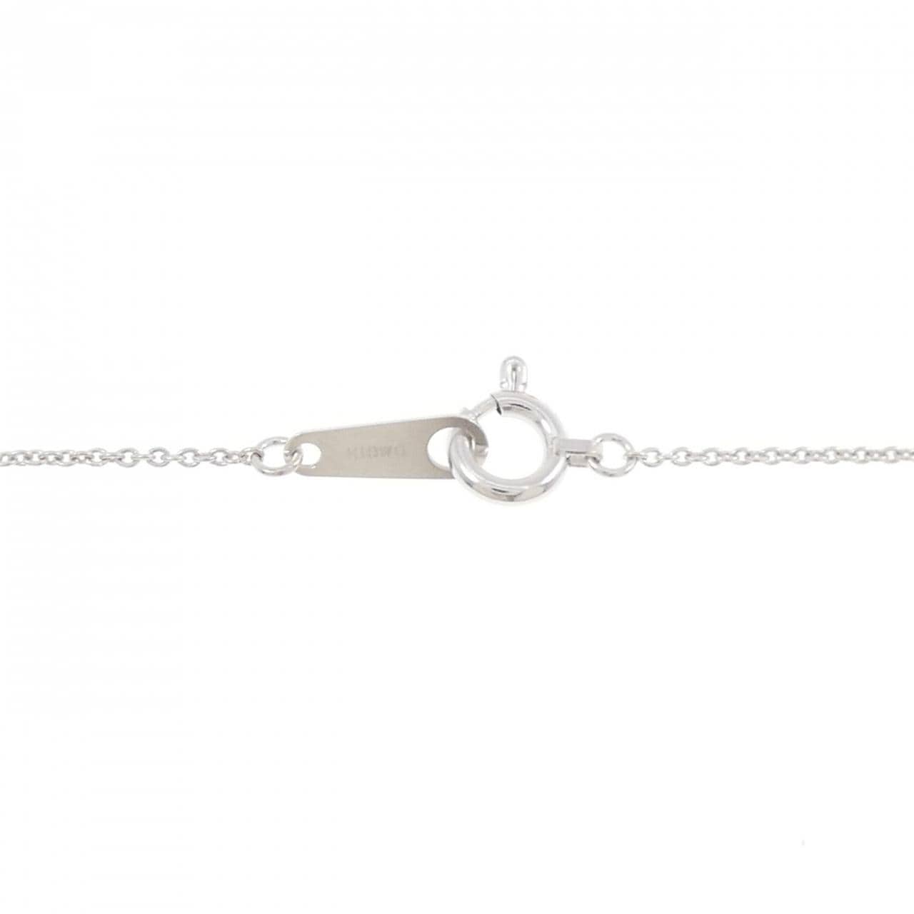 K18WG ダイヤモンド ネックレス 0.11CT