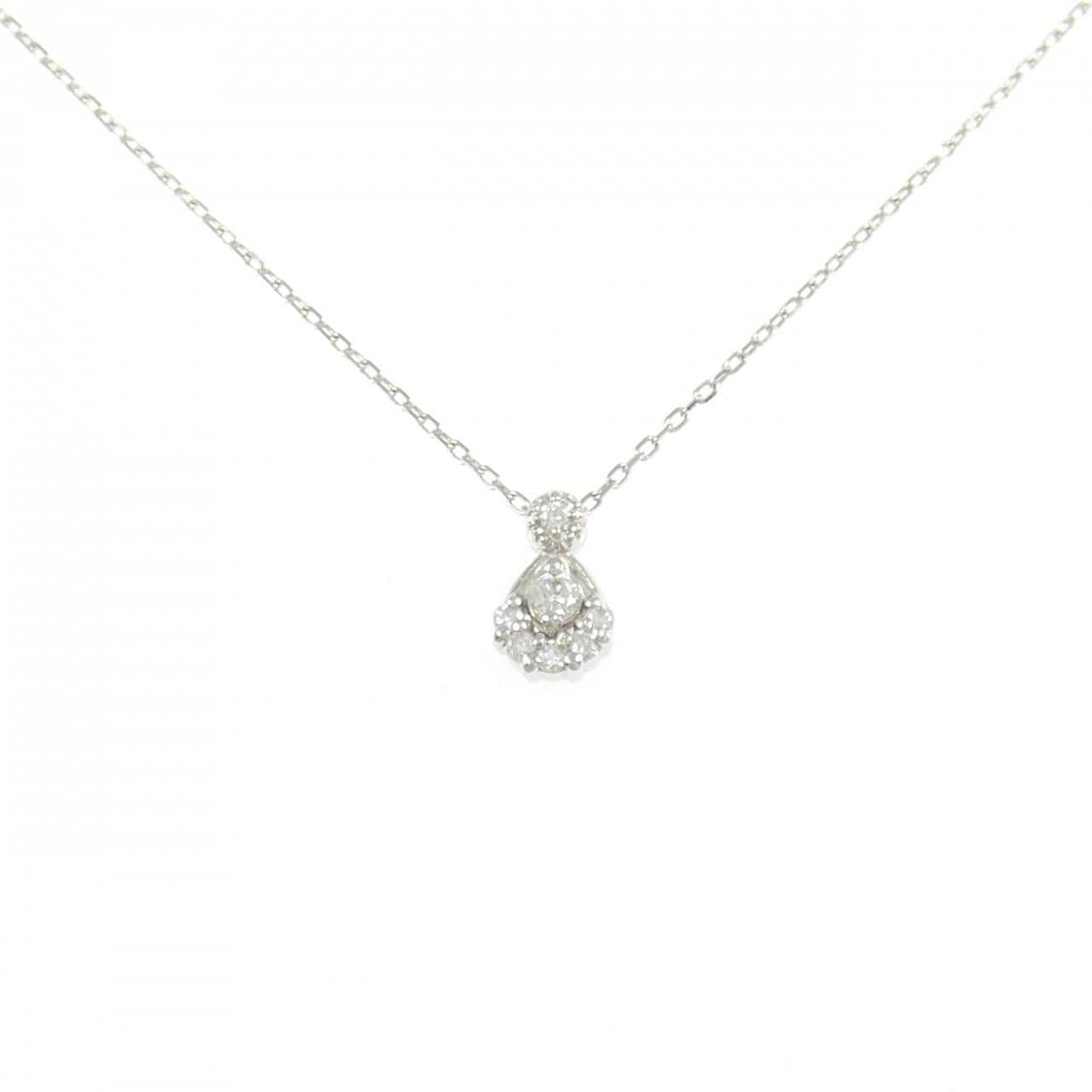 PT900/PT850 ダイヤモンド ネックレス 0.08CT