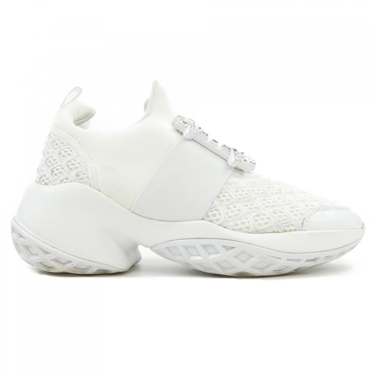 ロジェヴィヴィエ ROGER VIVIER ヴィヴ ラン　ストラスバックル スニーカー