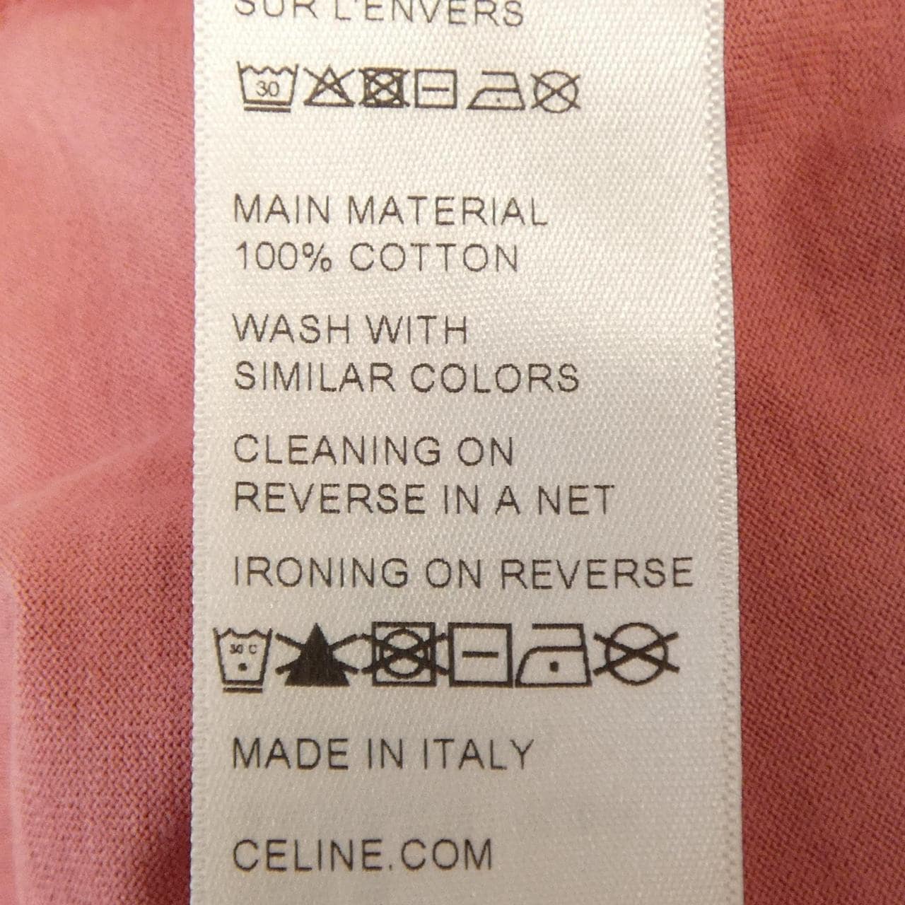 セリーヌ CELINE CELINEプリント クロップドTシャツ 2X761671Q Tシャツ