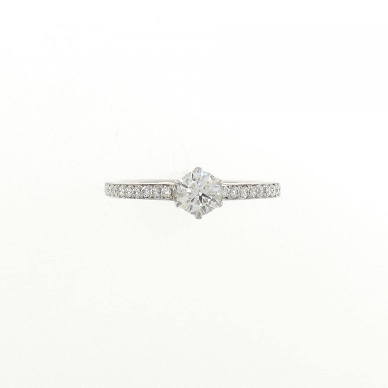 PT950 ダイヤモンド リング 0.301CT I VS2 3EXT H&C