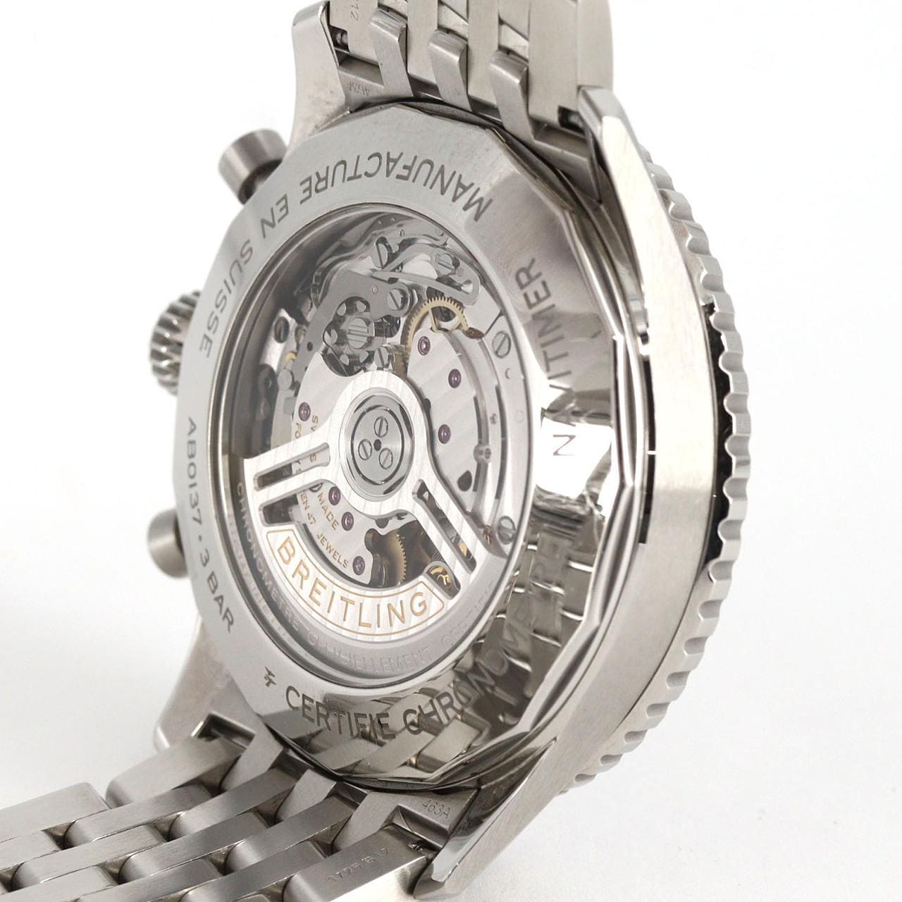 ブライトリング ナビタイマーB01クロノグラフ46 AB0137/AB0137211B1A1 SS 自動巻